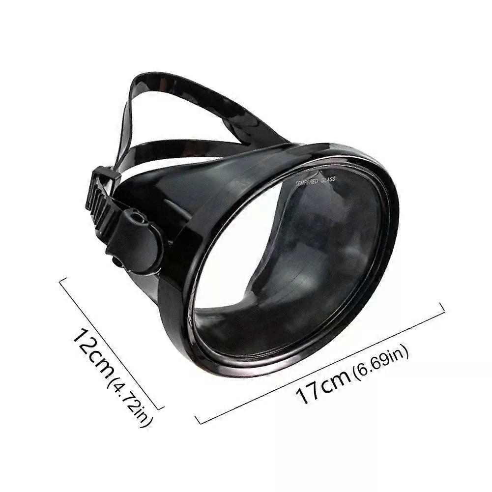 Oval Diving Mask Adjustable Anti Fog Single Lens Scuba Goggles For Scuba Diving and Snorkeling Spearfishing Diving Sports Masks