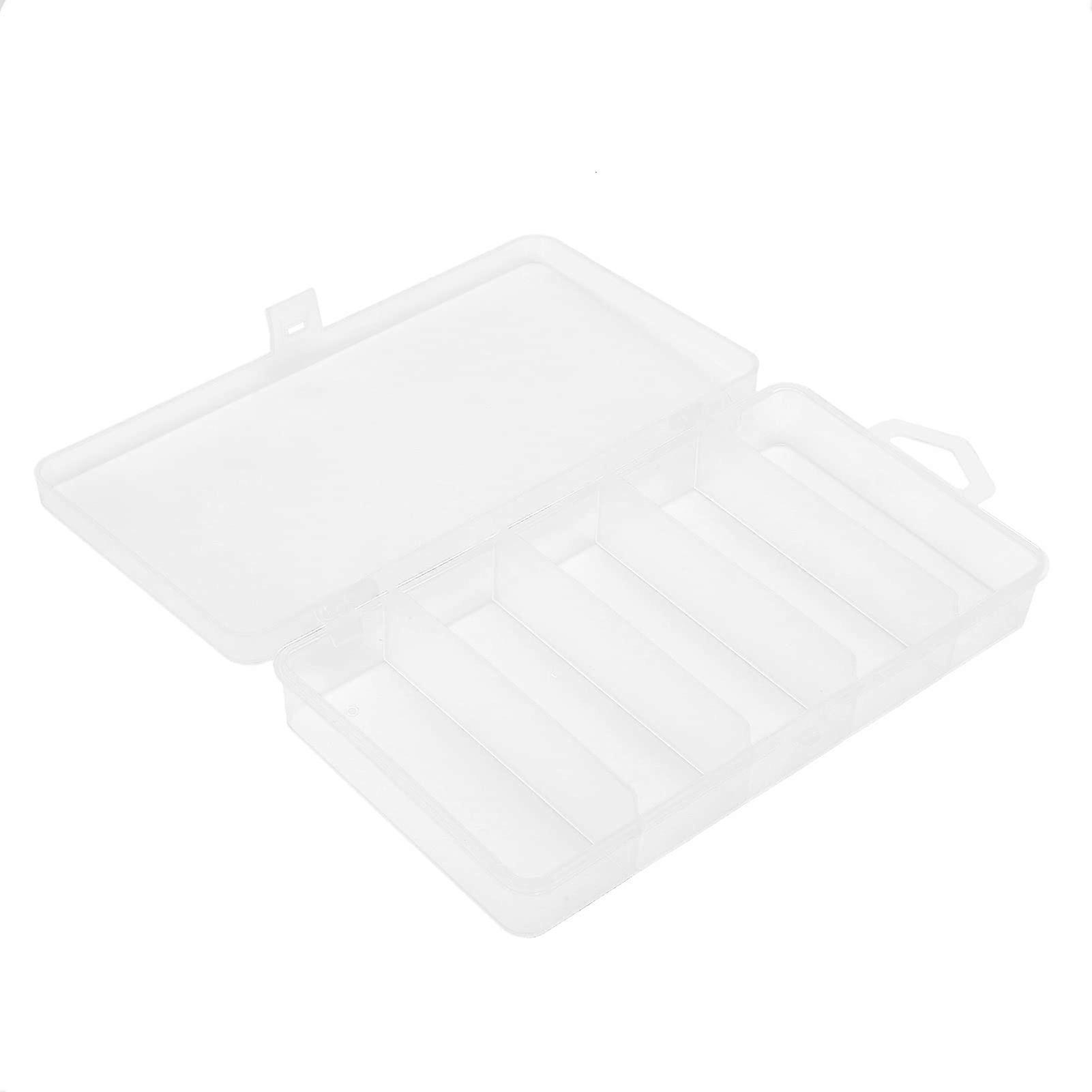 Fishing Lures Storage Organizer Box Sturdy Plastic Case For Easy Viewing And Carrying