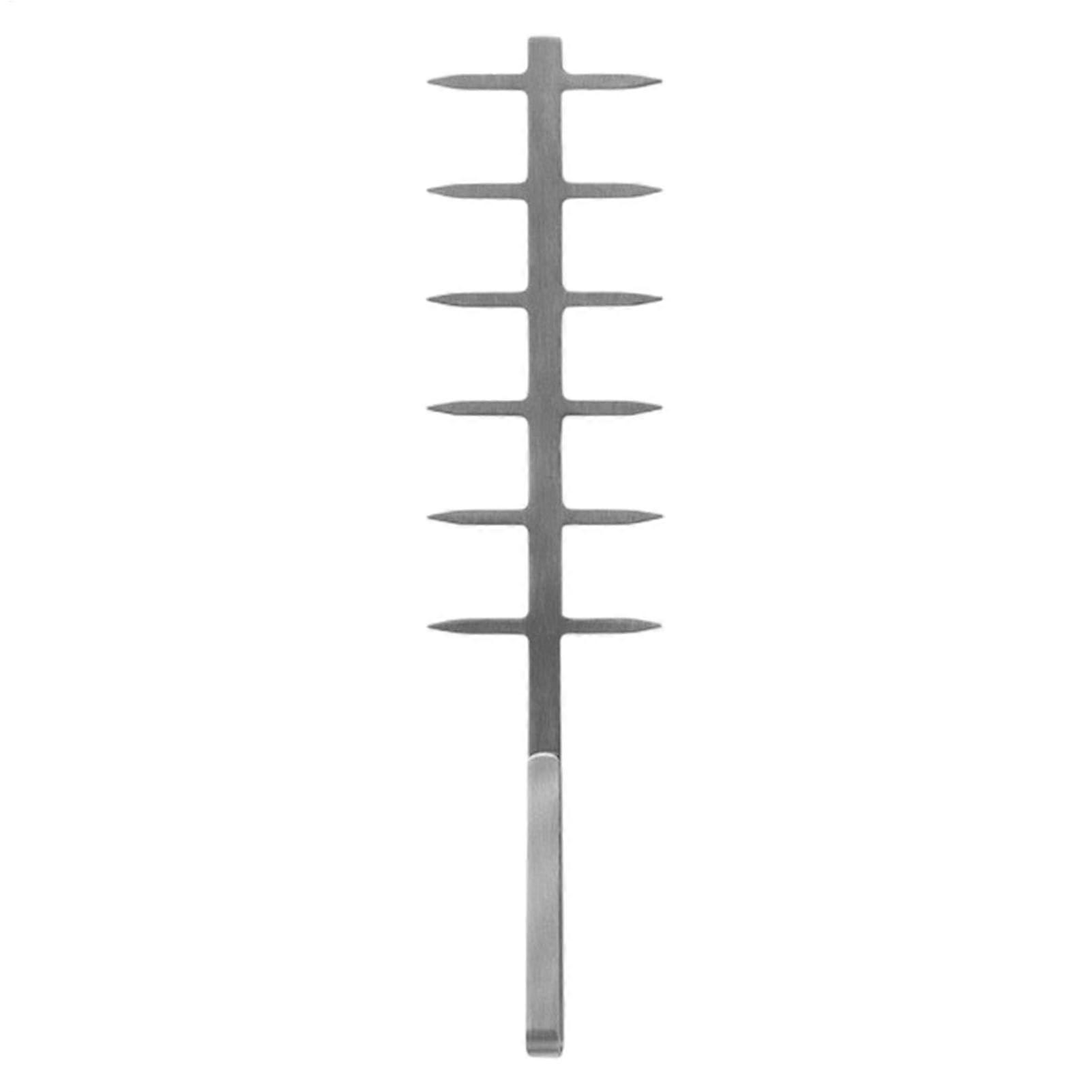 Grill Skewers Made Of Stainless Steel Reusable Flat Grill Skewers With 12 Prongs