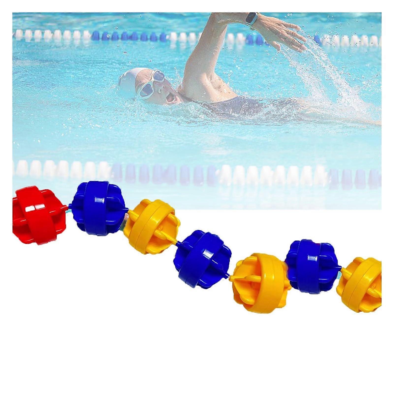 Safety separation rope for swimming pools, wave protection ropes with wire rope (Wire,9m/29.5ft)