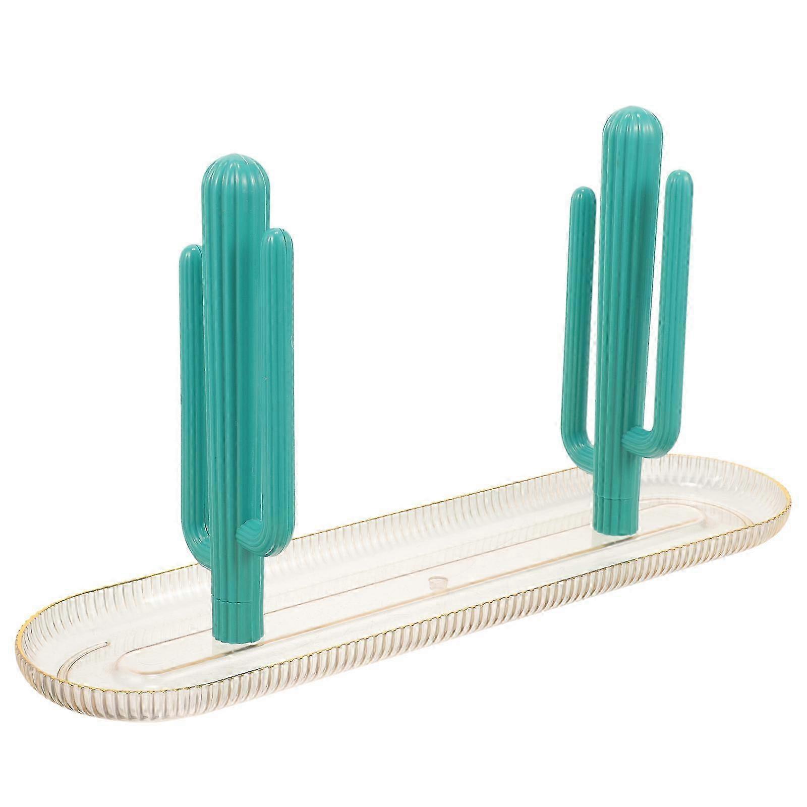 Cactus Baguettes Porte-Organisateur Rack Support Réutilisable Drain 30x16.8x8.1cm