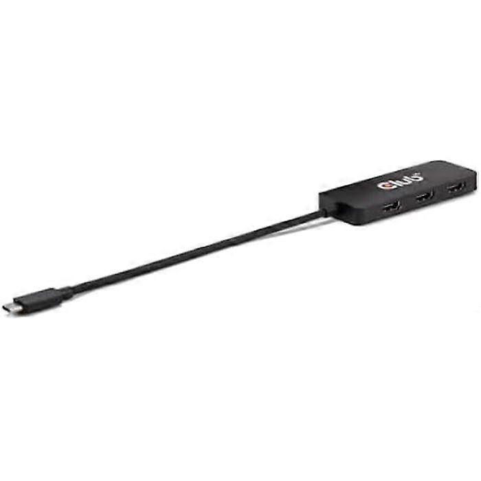 Hub USB 3.2 - CLUB 3D - Hub MST - 3 Porte HDMI 4K60Hz - Plug and Play - HDR