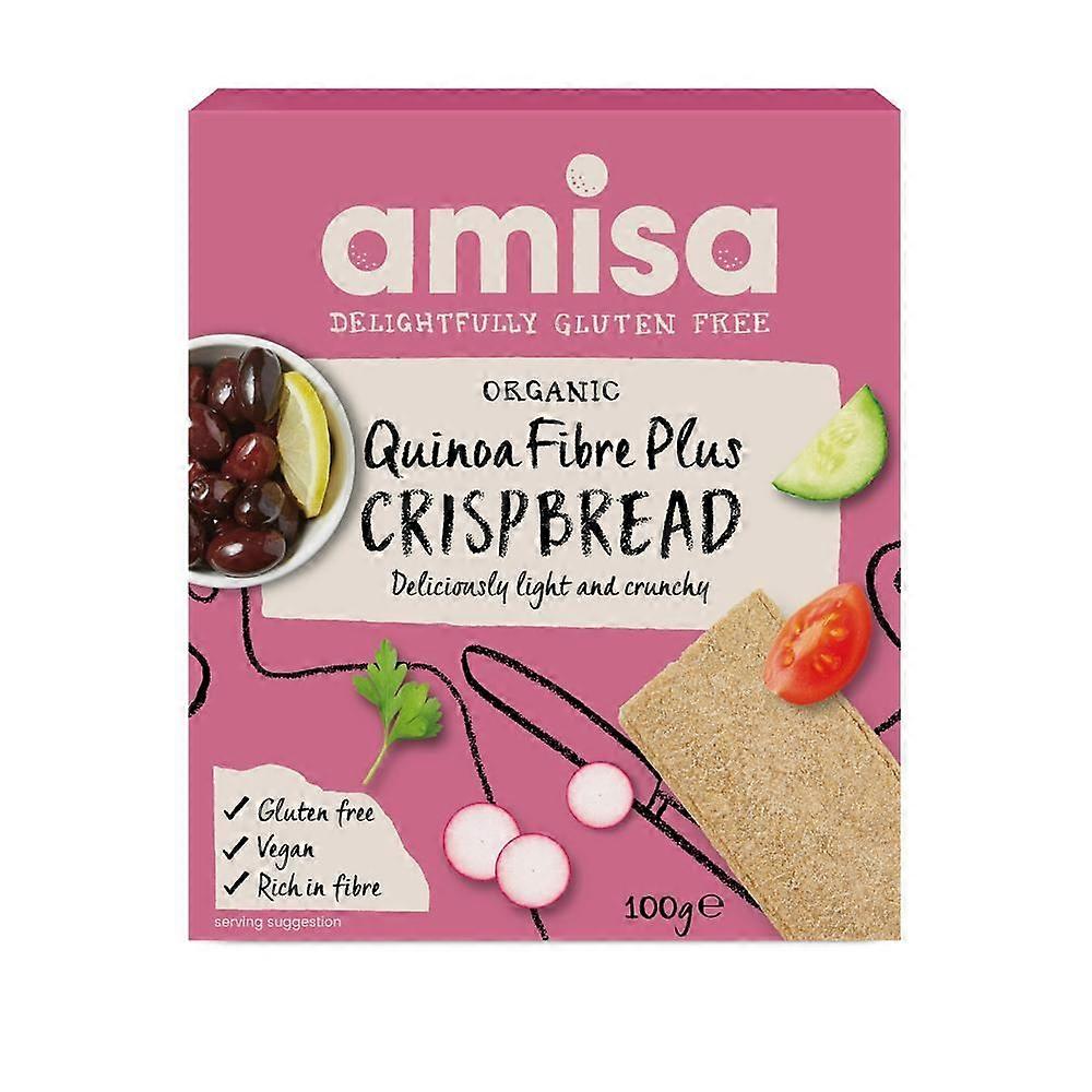 Amisa 无麸质藜麦纤维加有机脆饼 100g
