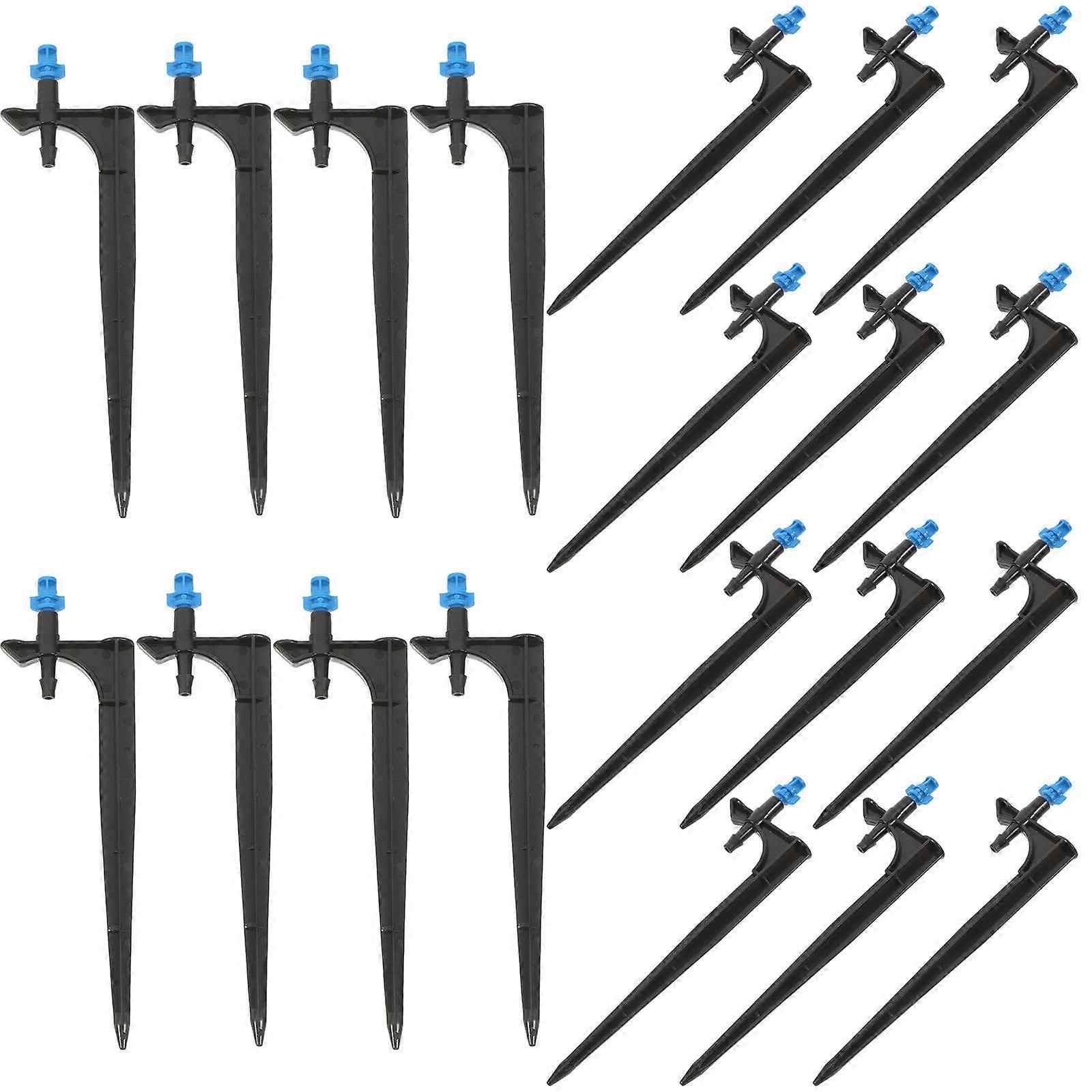 20PCS Atomization Drippers for Drip Irrigation System, Garden Sprinkler Heads with Stakes for Efficient, Uniform Watering of Plants, Lawn, and Patio