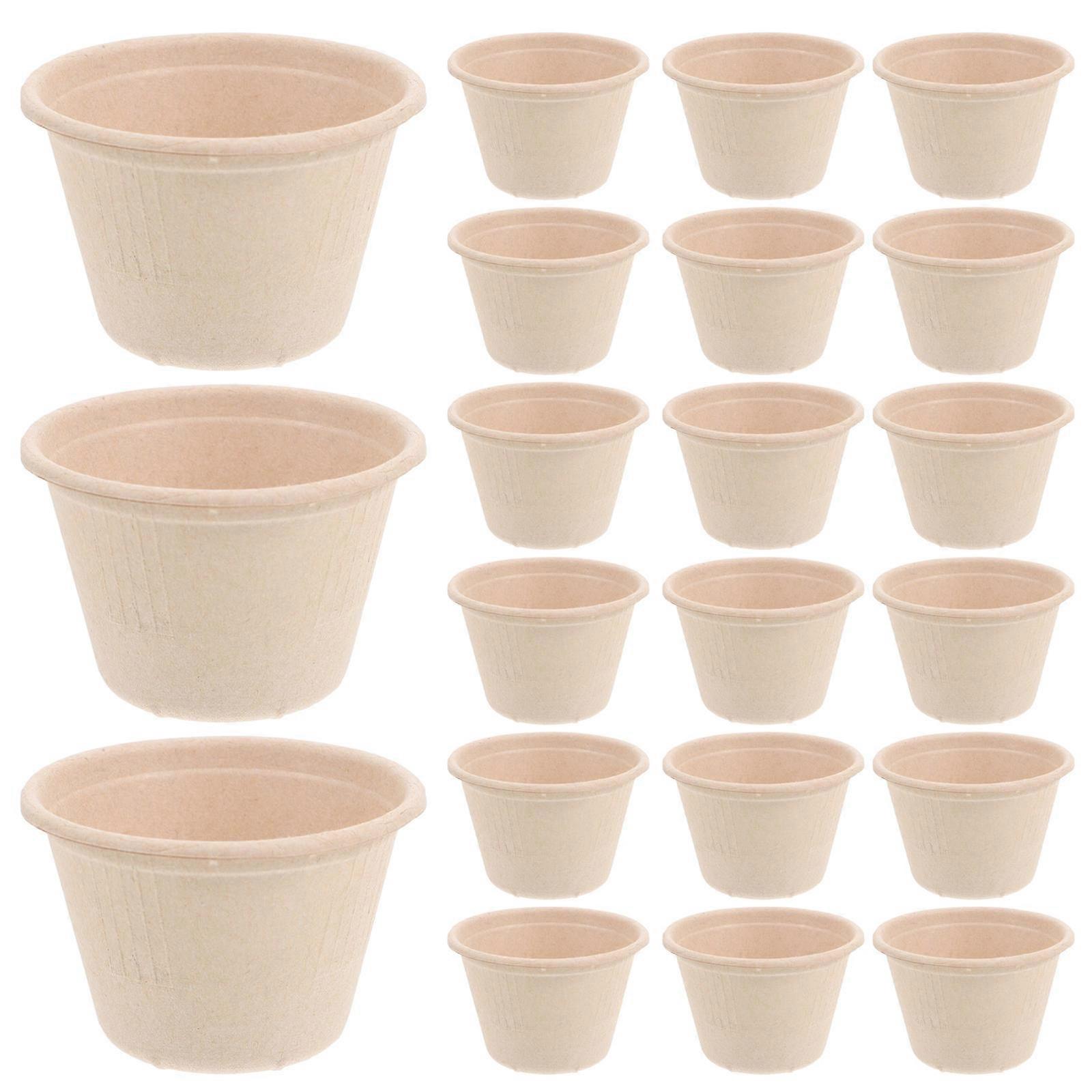 Ice Cream Paper Cup, Convenient Pulp Bowls for Party Supplies and Events