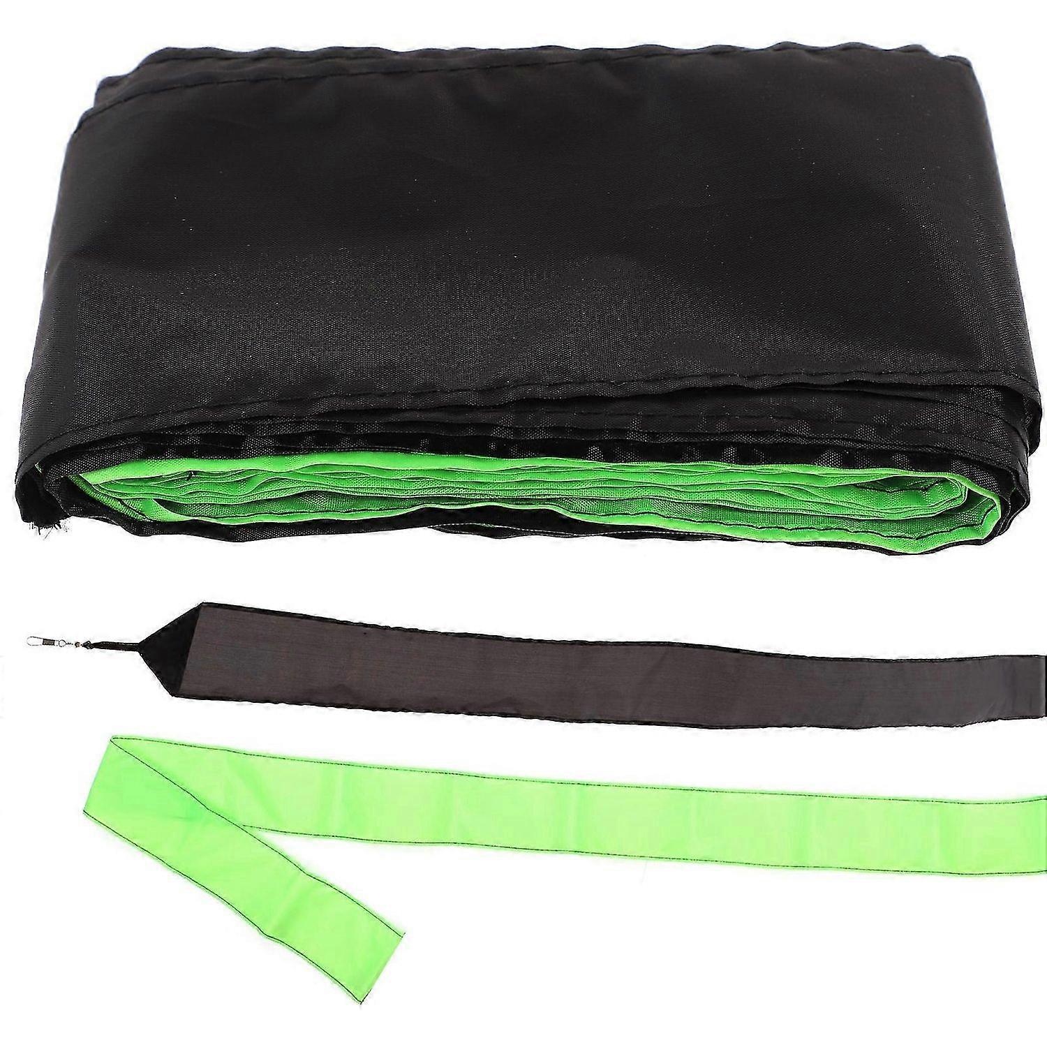 10m Kite Flat Ribbon Turning Tail Colorful Streamer Floating for DIY Kite Hanging Green