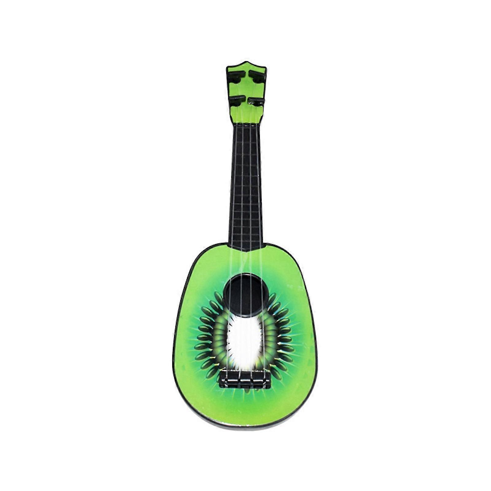 Mini Ukulele Simulation Guitare avec Fruits Pattern Enfants Instruments de Musique Jouet Développement de l’Education Cadeaux pour Enfants