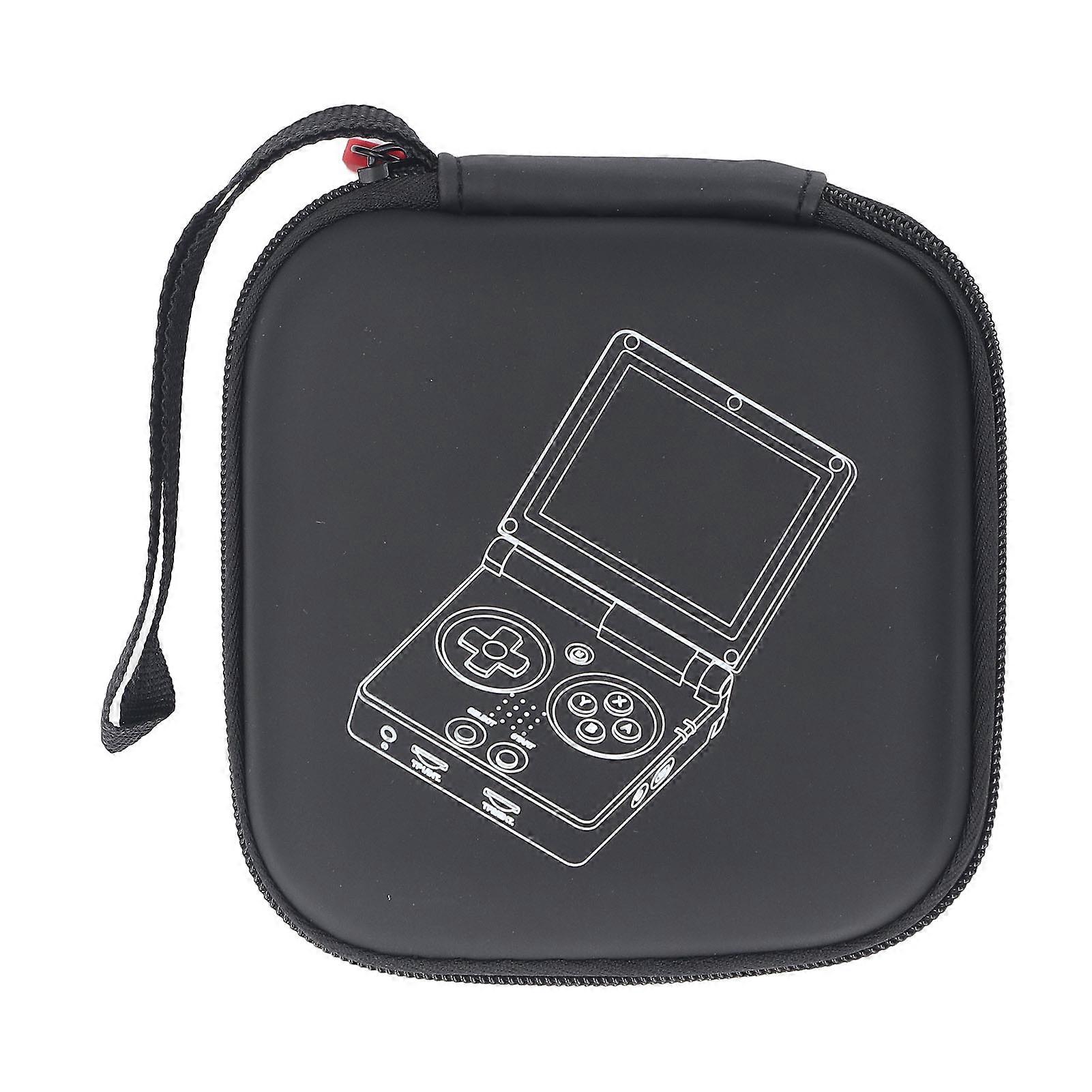 Gaming Console Carrying Case for RG35XXSP Portable PU Leather Game Console Holder Organizer Bag Accessories Durable Protective Storage