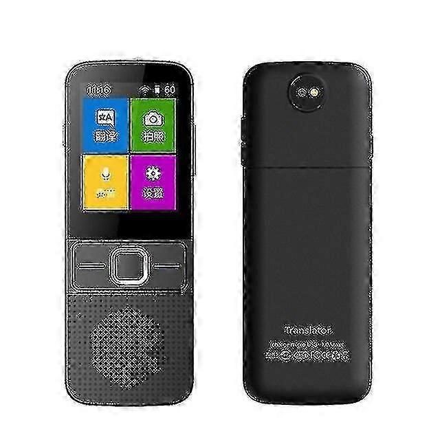 T10 Translator 137 Languages Wifi Translation Voice Input - Black