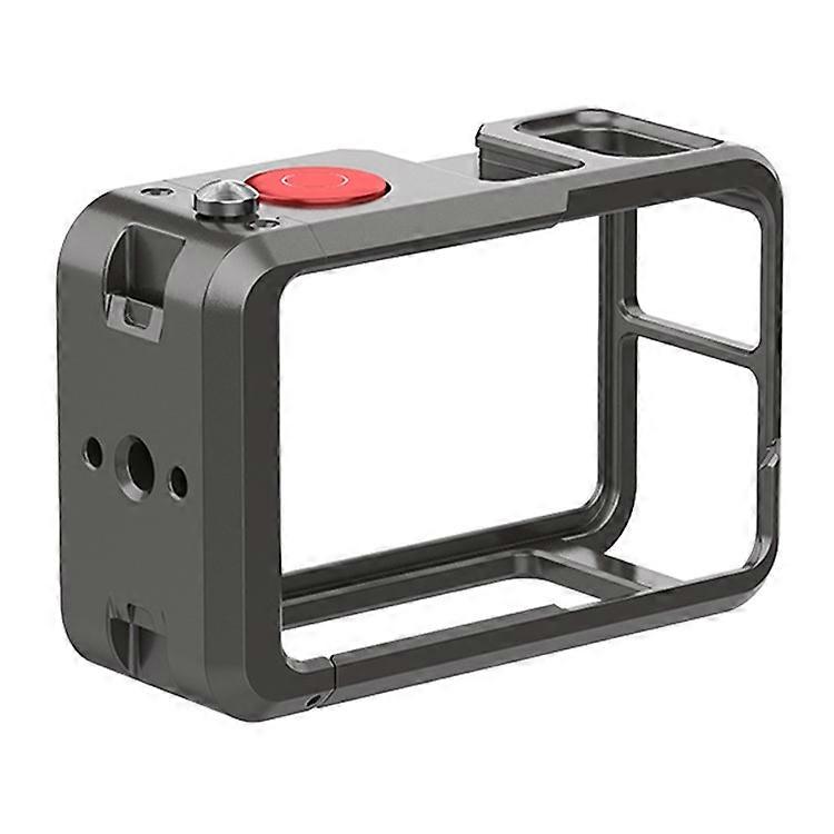 FLW042 Compatible For DJI Action 5 Pro / 4 / 3 Camera Cage Aluminum Alloy Multi-Interface Expansion Frame