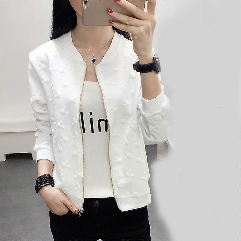 Winter Women's Coat Bomber Short Cardigan Jacket