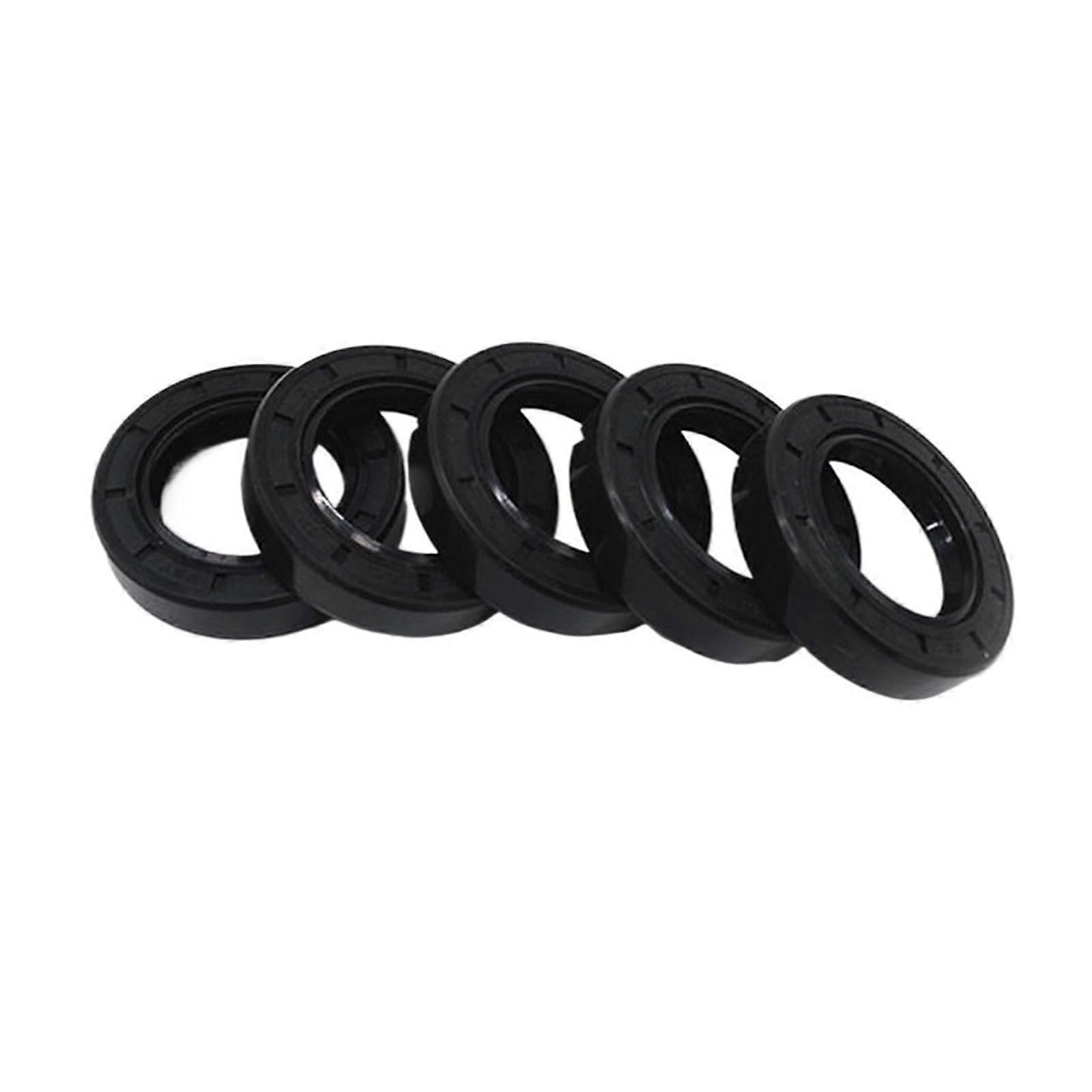 20pcs Shaft Oil Seal 20 30 6 Rubber Covered with Spring