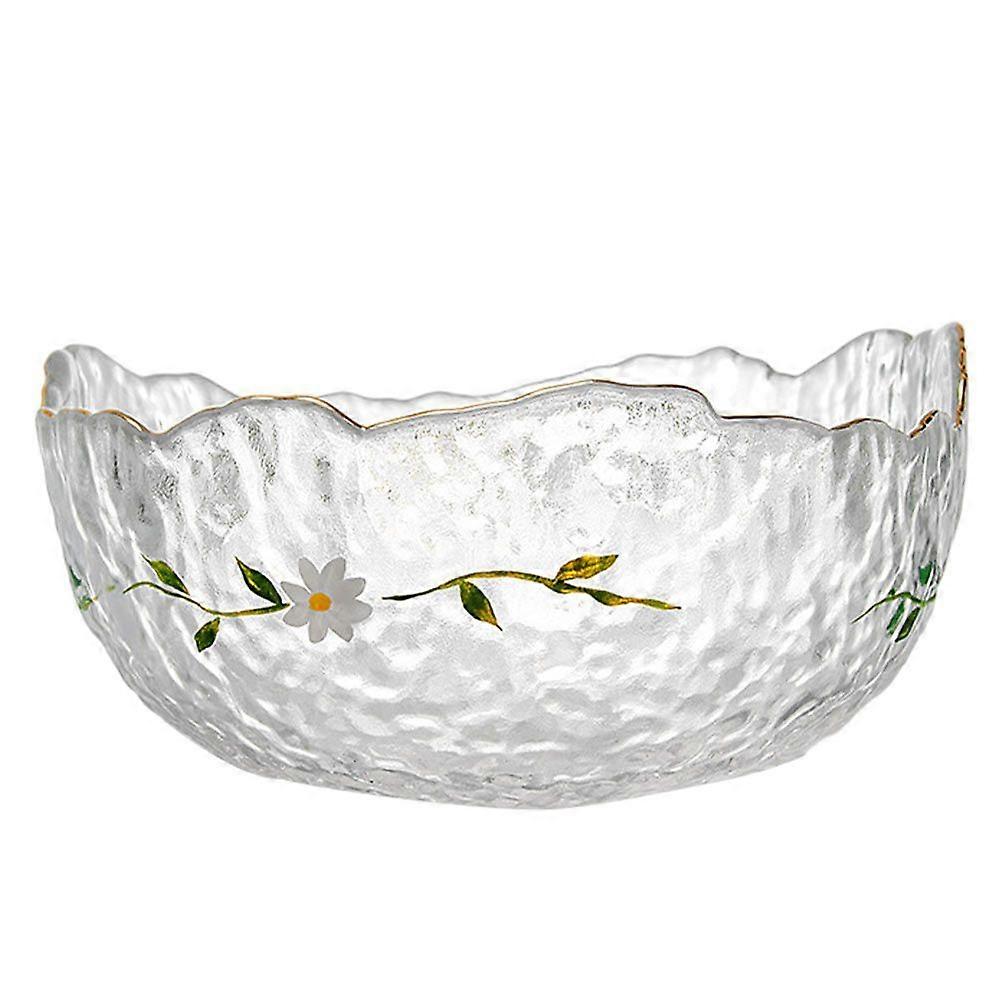1Pc Salad Storage Bowl Decorative Fruit Container Multi-function Dessert Bowl