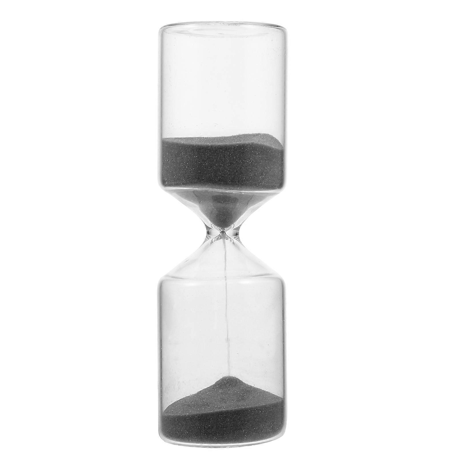 Glass Timer Hourglass Decor Patience Exercise Fine Sand High Boron Silicate 1Set