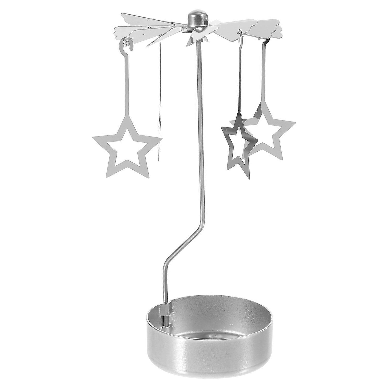 Rotatable Candle Holder   Romantic Candle Stand Ornament for Home Party Table Centerpiece, Decorative Candlestick Base Creating Warm Atmosphere