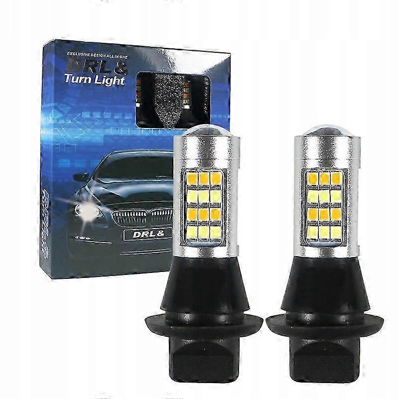 Luz do dia e sinais de volta 2in1 Led Drl Py21w