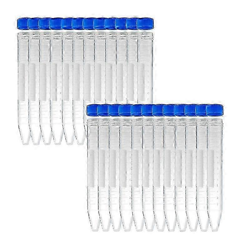 Suitable for 15ml Sterile Conical Centrifuge Tubes with Screw Caps, 100pcs Polypropylene Lab Tubes SZRH