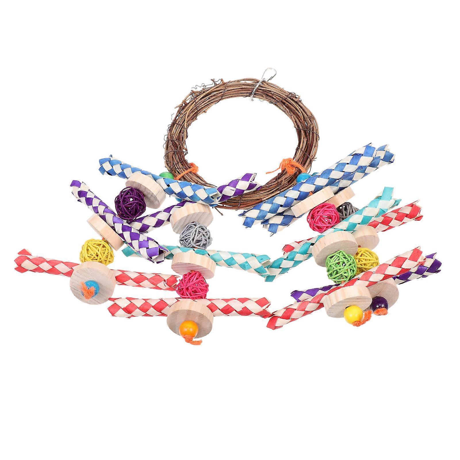 Chew Toy for Birds Wooden Parrot Climbing Toy for Parrot Toy 16X30X13CM Bite-Resistant 1Pack