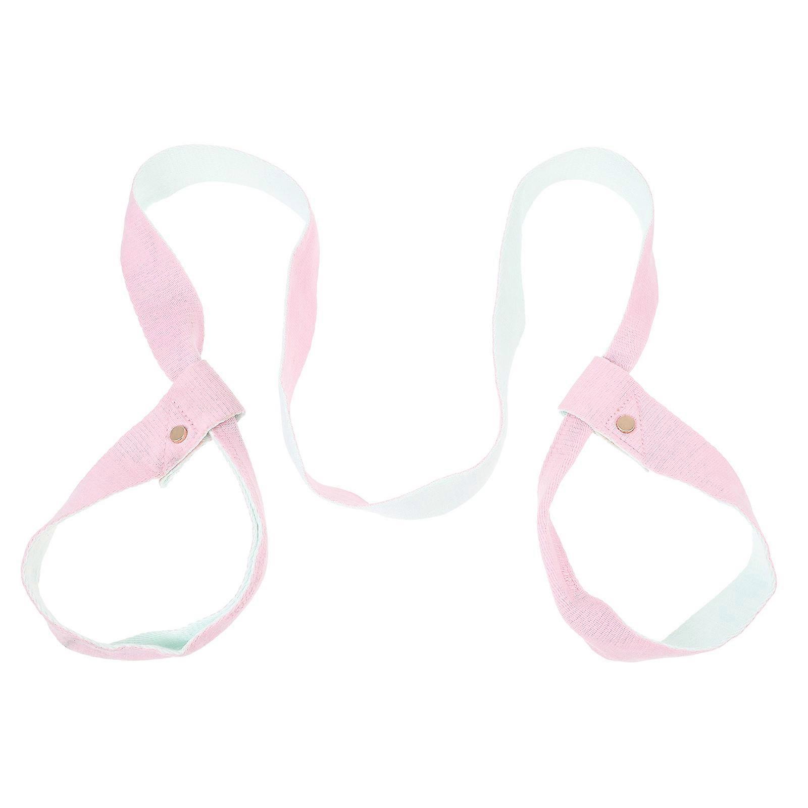 Yoga Carry Strap Adjustable Yoga Mat Strap Physical Therapy Pink 144X4CM 1Pack