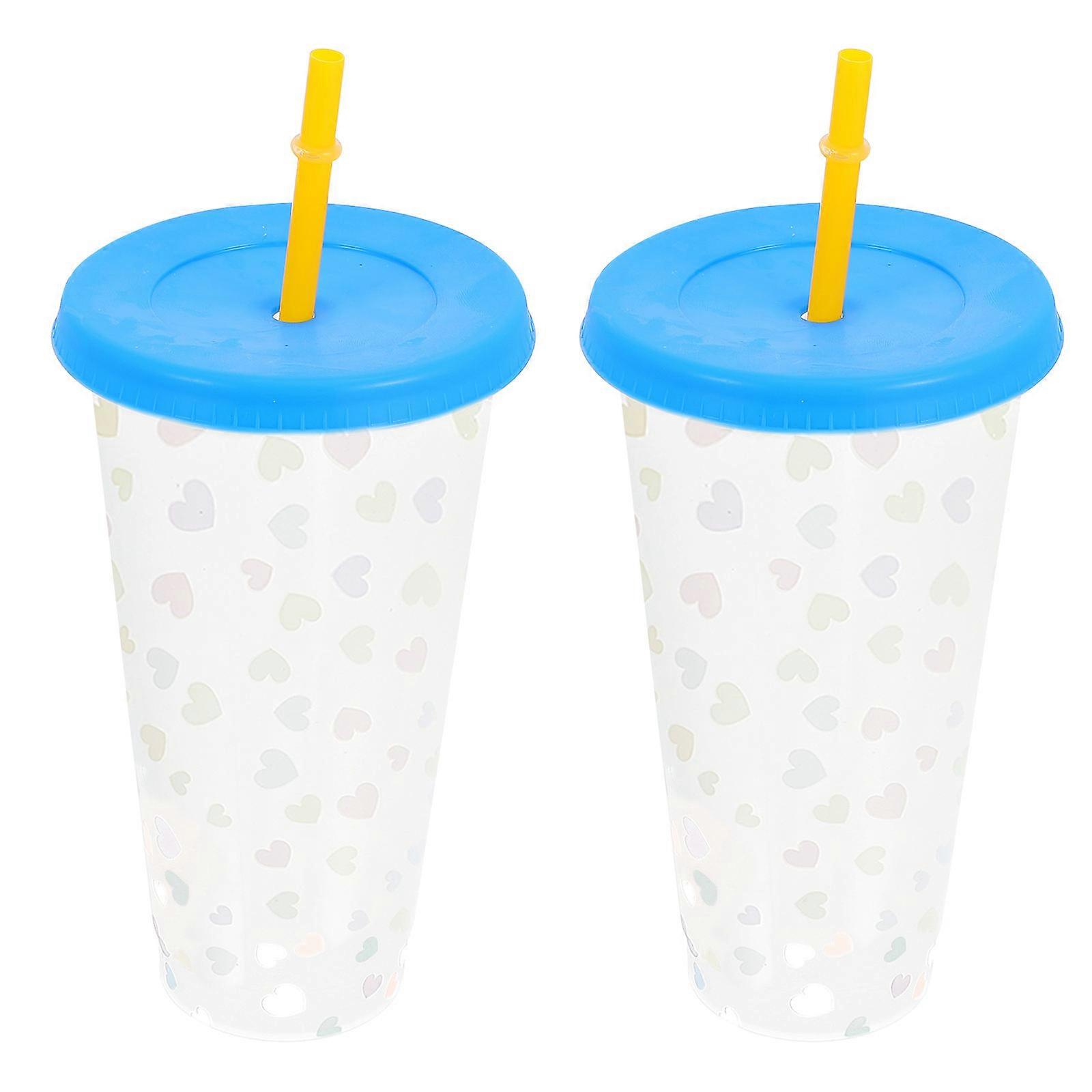 Reusable Water Cups Color Changing For Family 2Pcs