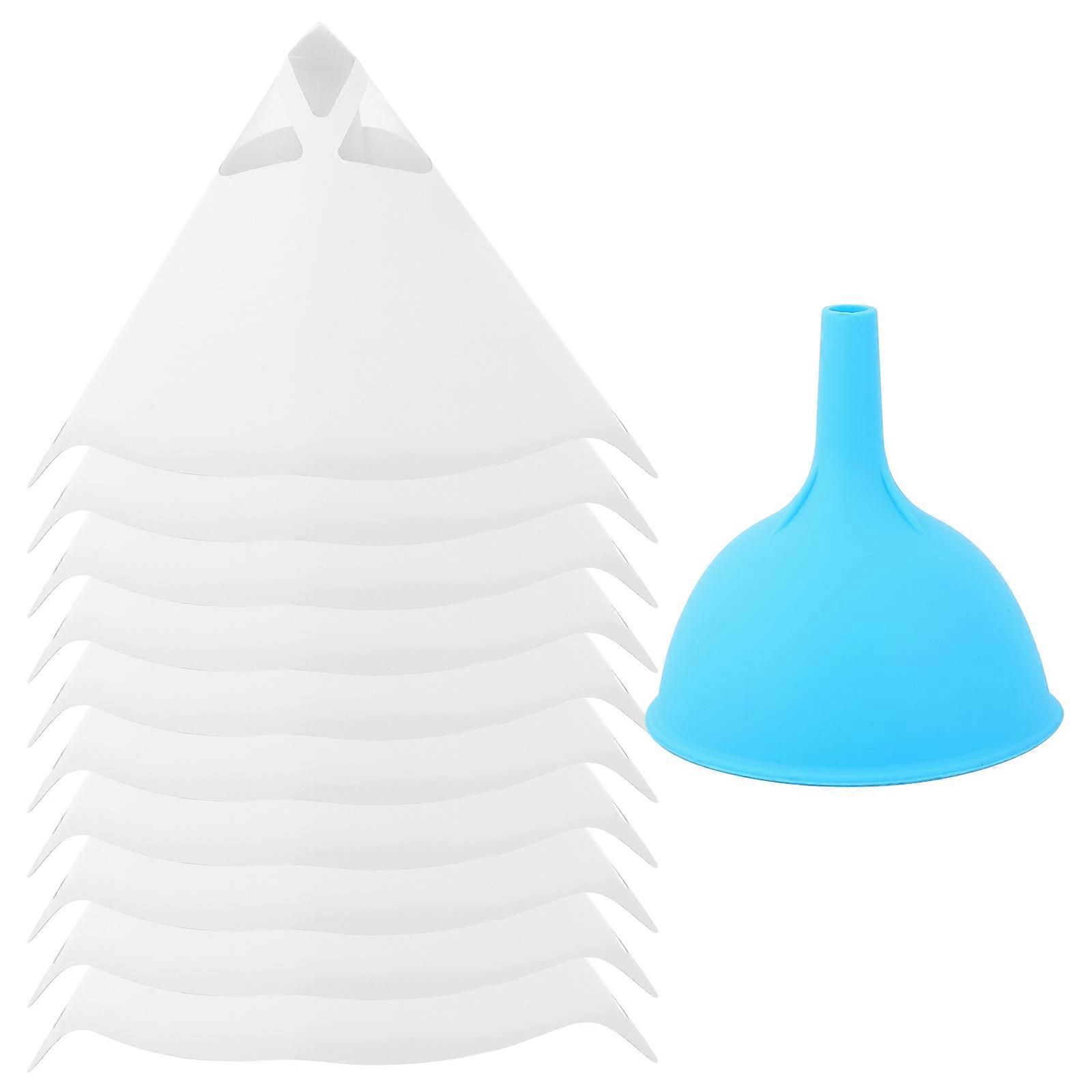 Silicone Funnel Photosensitive Resin Paper Strainer 3D Printer Users Pouring Uncured Resin 100Pcs