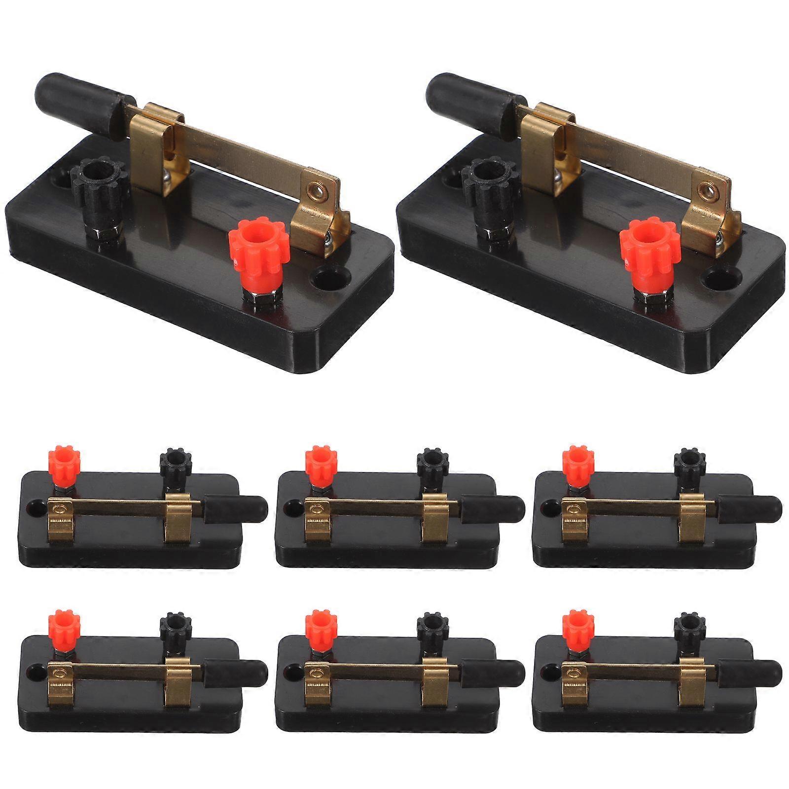 10pcs Single Pole Single Throw Switch for Physics Labs Electronic Experiment