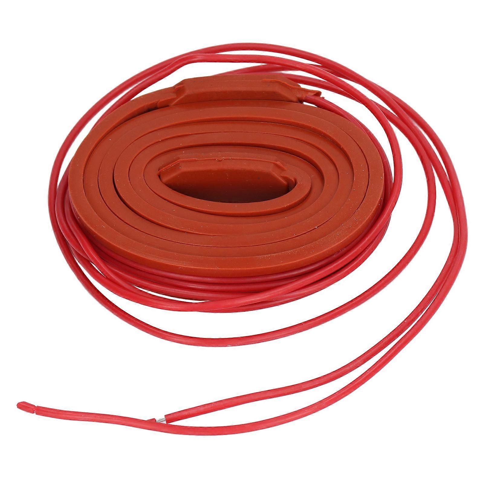 Silicone Heating Belt, Soft Waterproof Insulation, Flexible, for Oil Pipe, 15 x 1000 mm, 40 W, DC 12 V