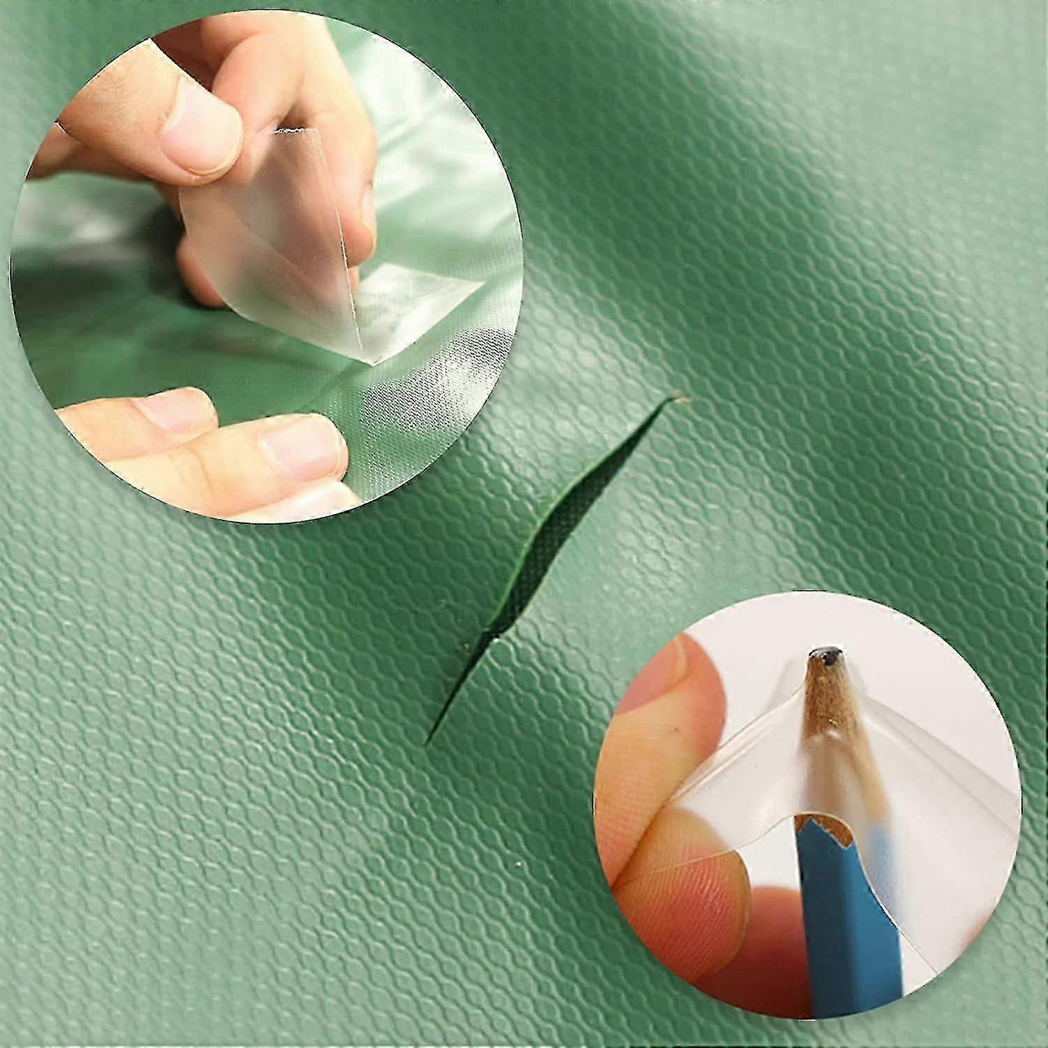 Transparent Waterproof Repair Patch for Inflatable Mattresses, Swimming Pools, and Camping Tents
