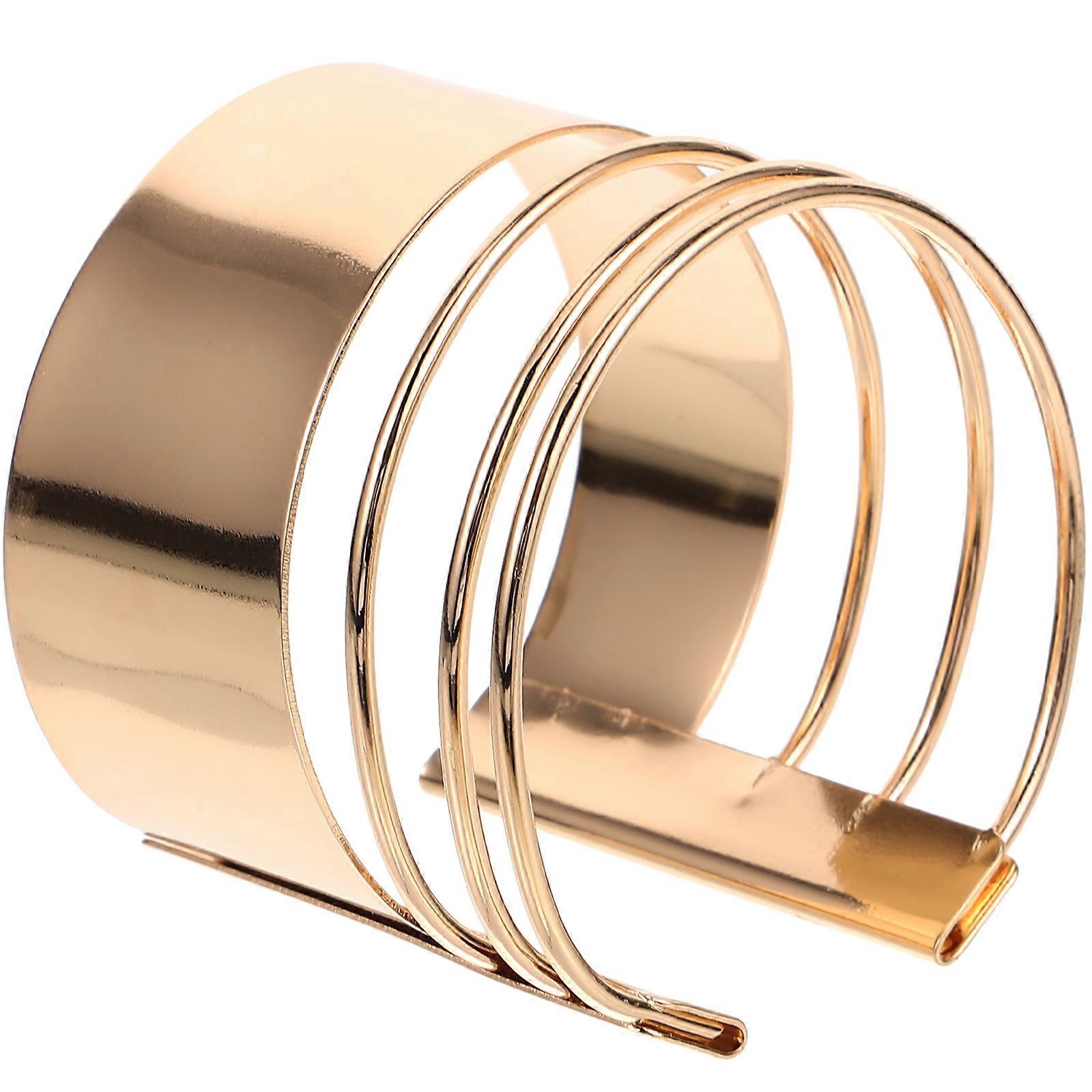 Chunky Open Bangle Bracelets for Women, Trendy and Versatile Design