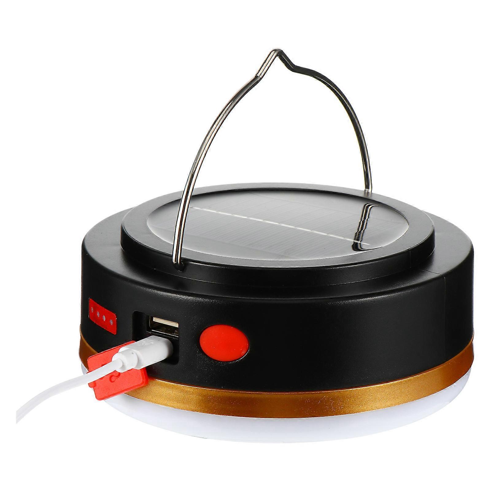 Camping Solar Light for Lighting Indoors and Outdoors in Assorted Color Made of Durable PC