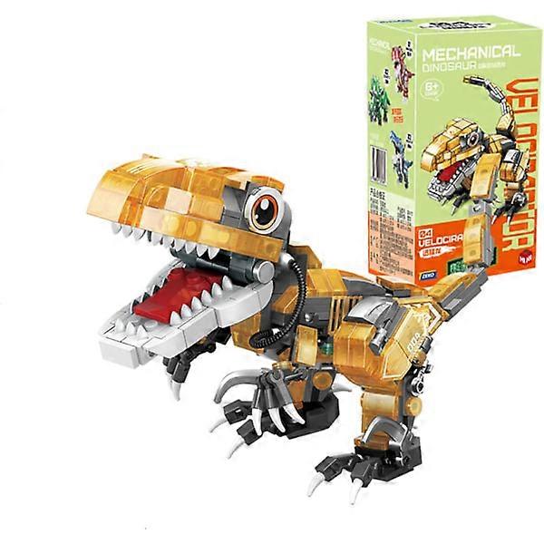 Dinosaur Mini Building Blocks Toys Set for 6 7 8 9 10 11 12 Year Olds, Dino World Luminous 377pcs(4)