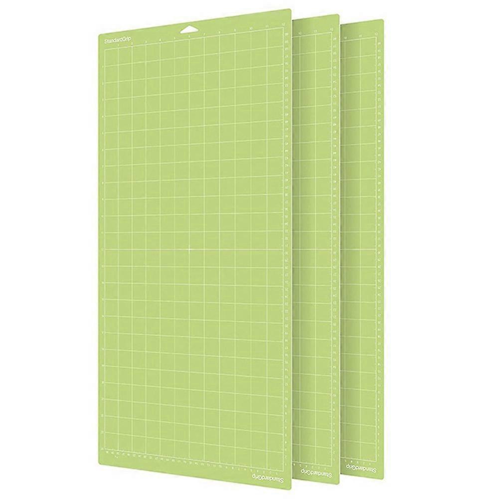 3 Pcs PVC Cutting Mat Grid Cutting Mat Cutting Green Standardgrip