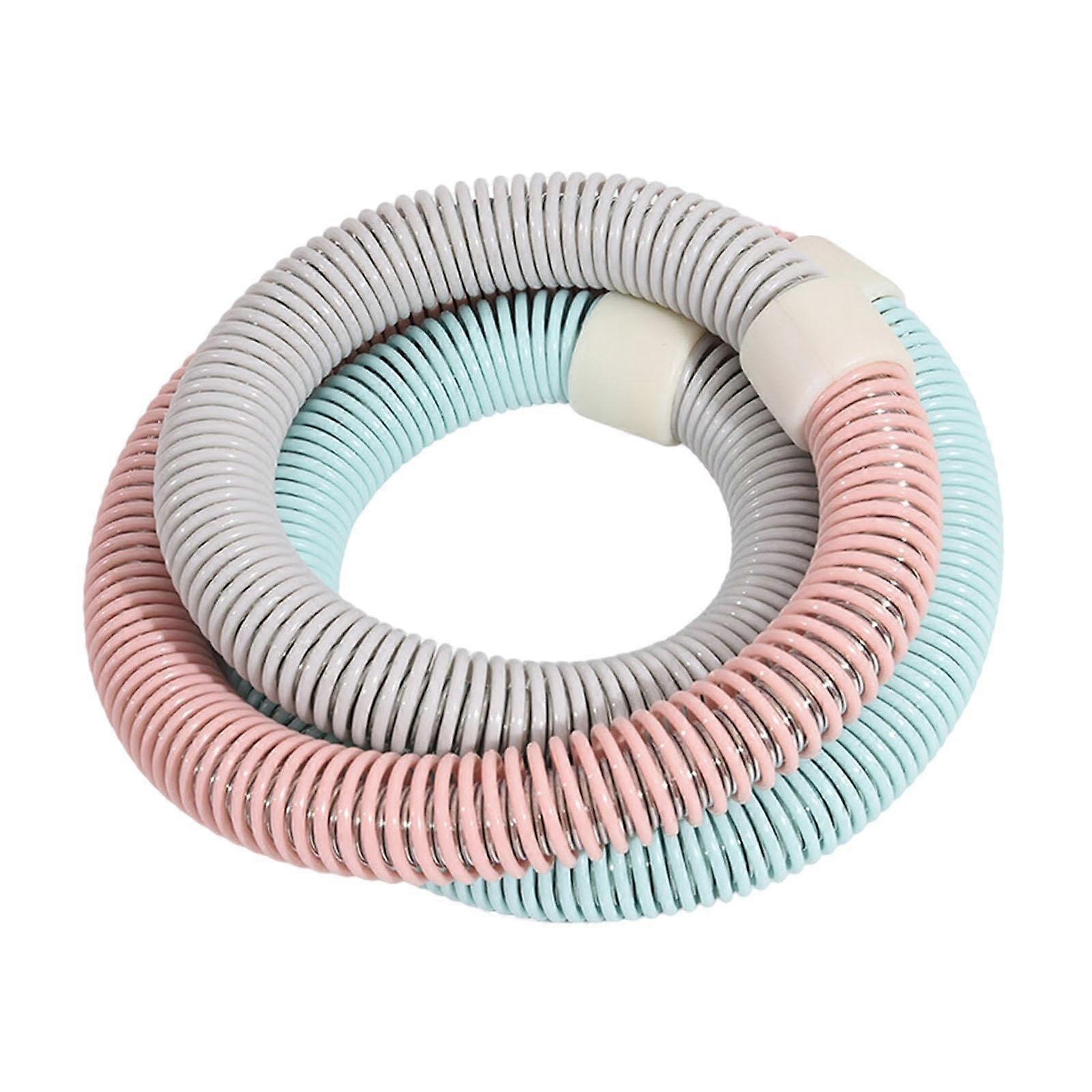 Weighted Fitness Hula Hoop - Comfortable Workout Exercise Circles for Home, Adjustable Size, Durable Material