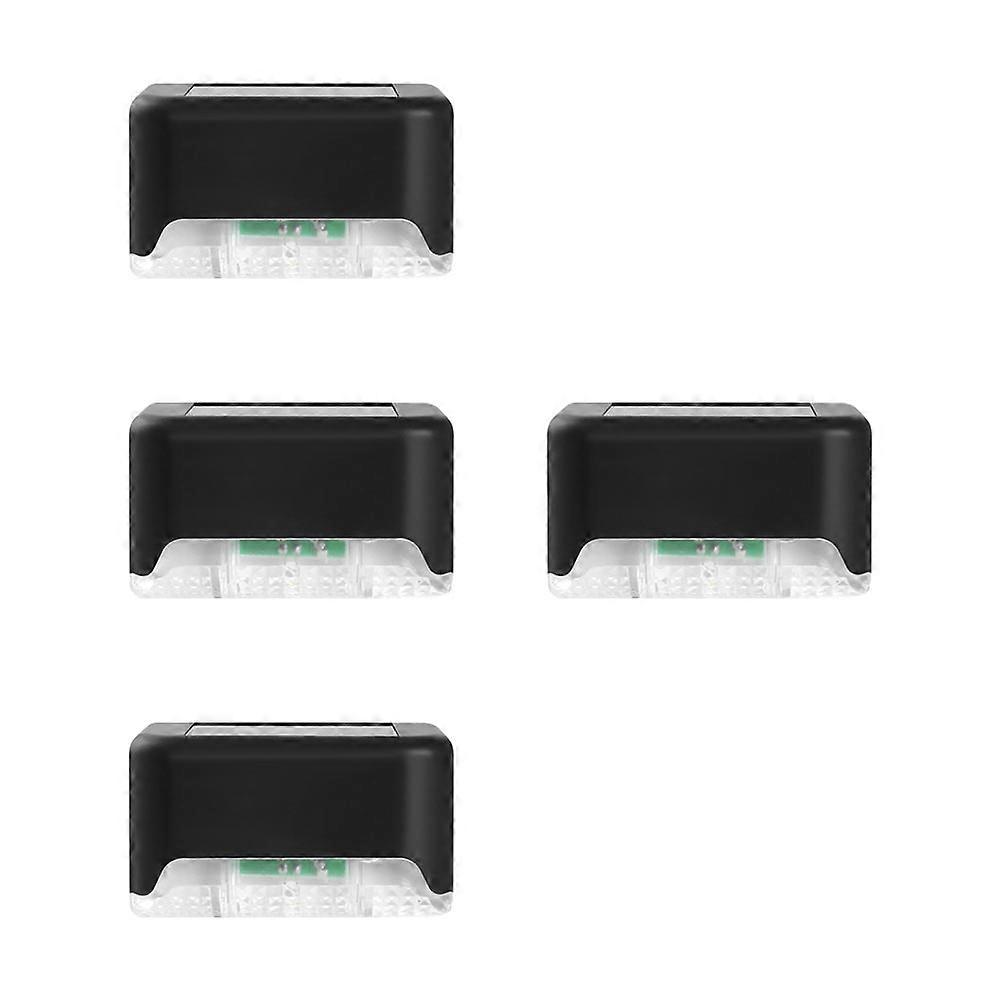 4 قطع في الهواء الطلق LED مصباح زخرفية حديقة ضوء مقاوم للماء مصباح سياج مصباح شمسي