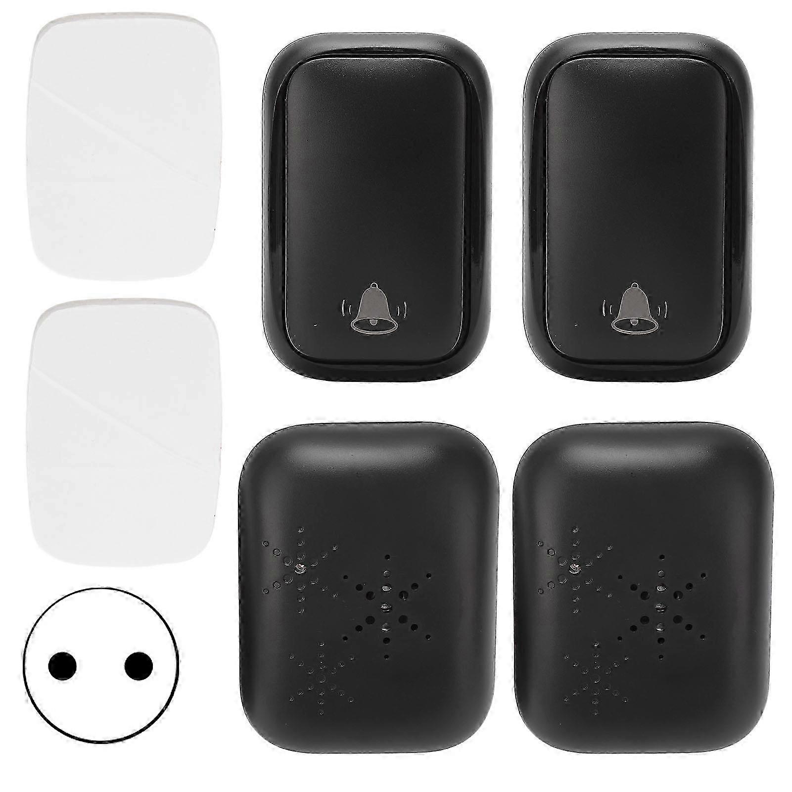 Waterproof Wireless Doorbell with Self-Generating Power and High Volume Music, Ideal for Home Use with EU Plug Compatibility