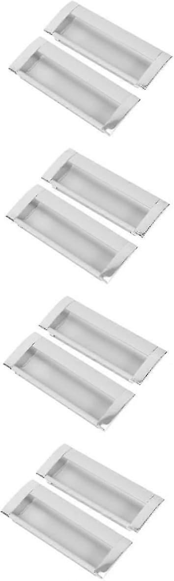 8 Pcs Concealed Handle Cabinet Door Pulls Recessed Handle Sliding Door Pull