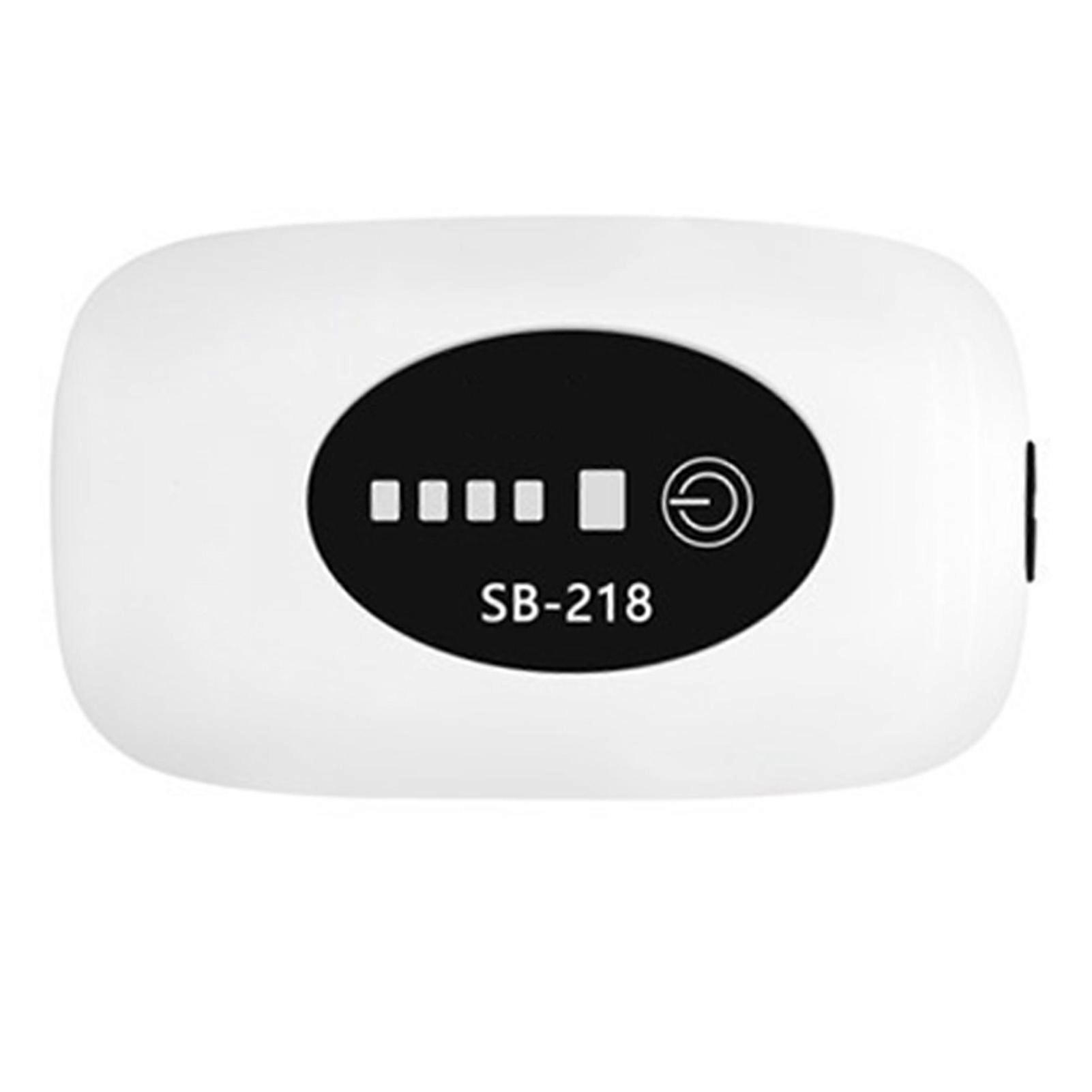 Small Oxygen Pump USB Rechargeable Lithium Battery Quiet Aquarium Oxygen Pump with Air Hose Air Stone Power Cord SB 218 Single Holes