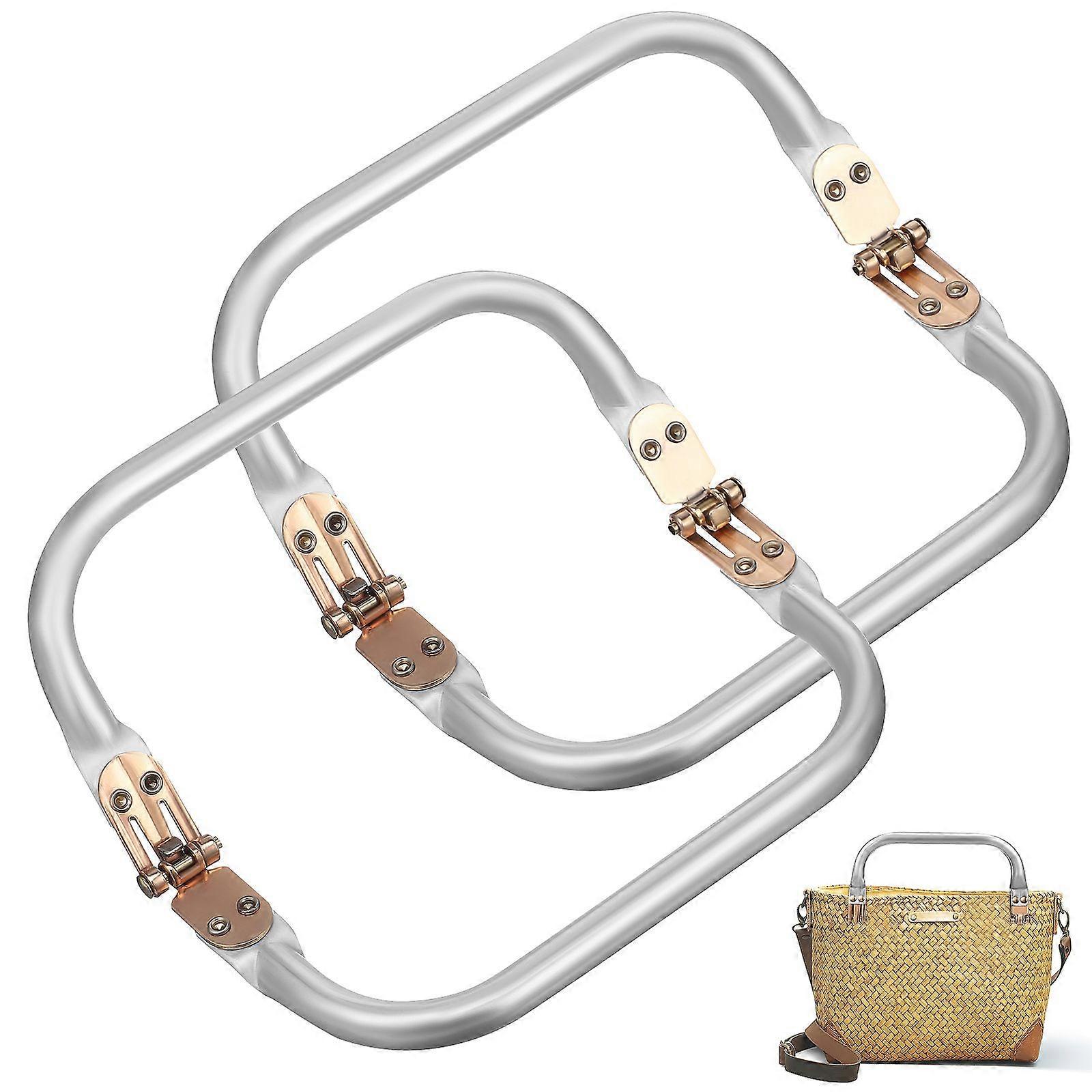 2pcs Purse Frame Metal Clutch Frame Handle Purse Hardware Handmade Purse Handles