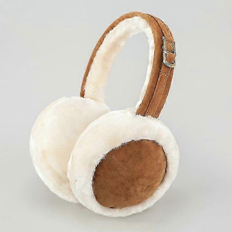 Warm Plush Earmuffs Imitation Fur Unisex Sweet Style Pure Color Fashion Foldable Soft Simple Adjustable Winter Accessories