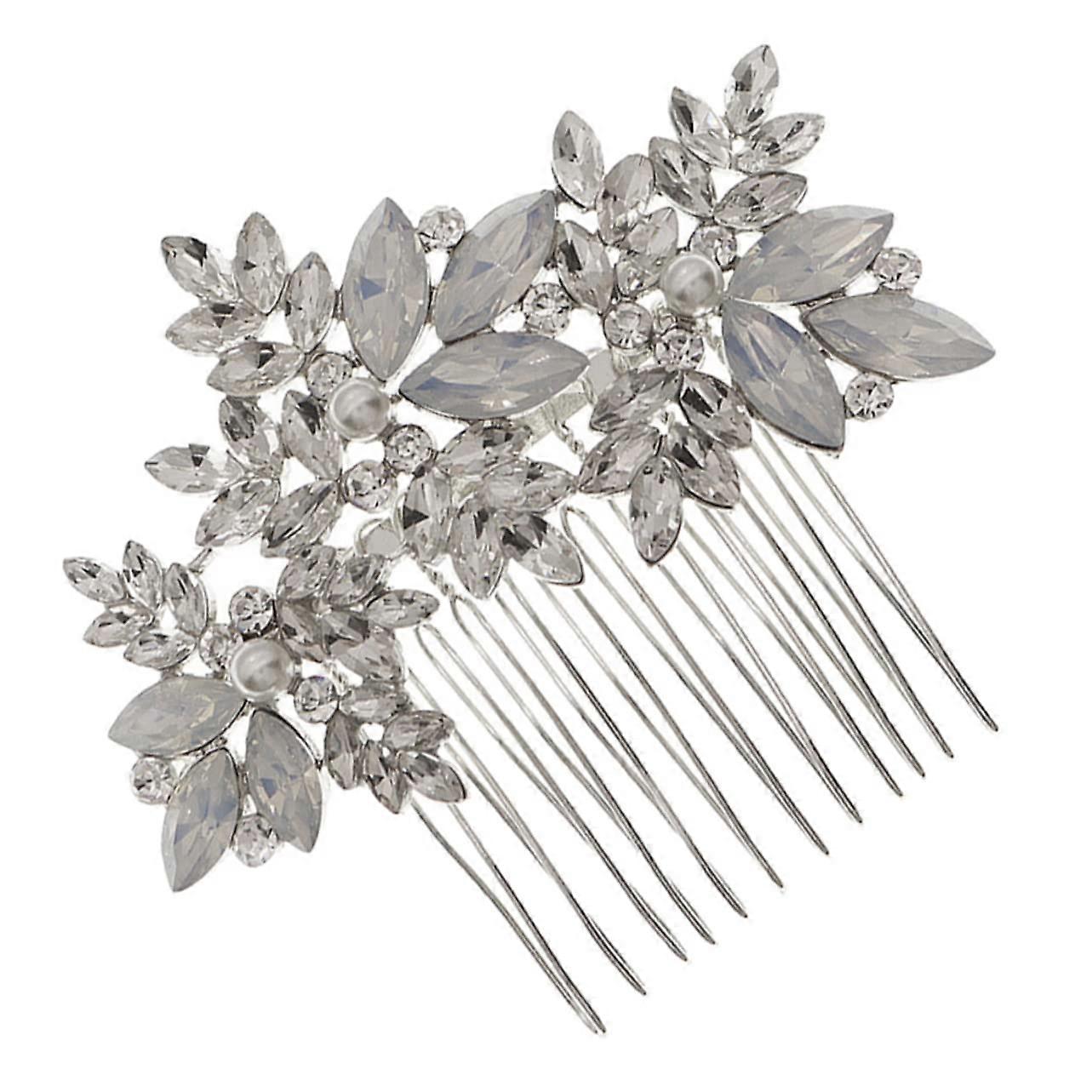 elegant hair accessory for special occasions with sparkling rhinestones
