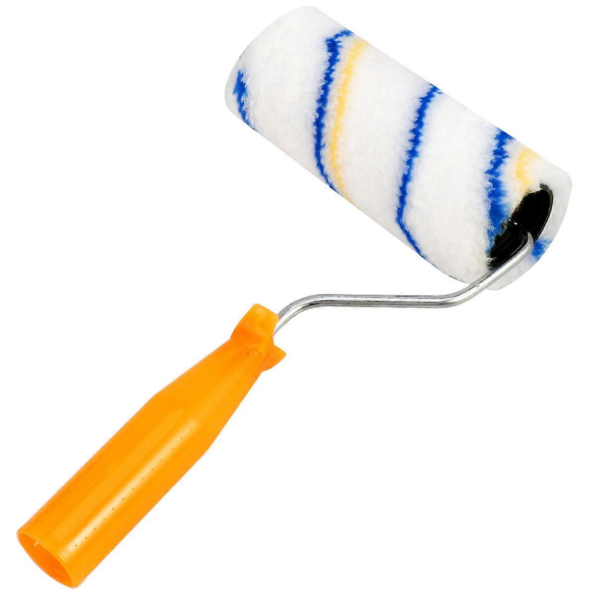 4pcs Wall Paint Roller Brush with Plastic Handles for Smooth Surface Coating – Easy Grip DIY Painting Tool for Home Decoration and Wall Painting