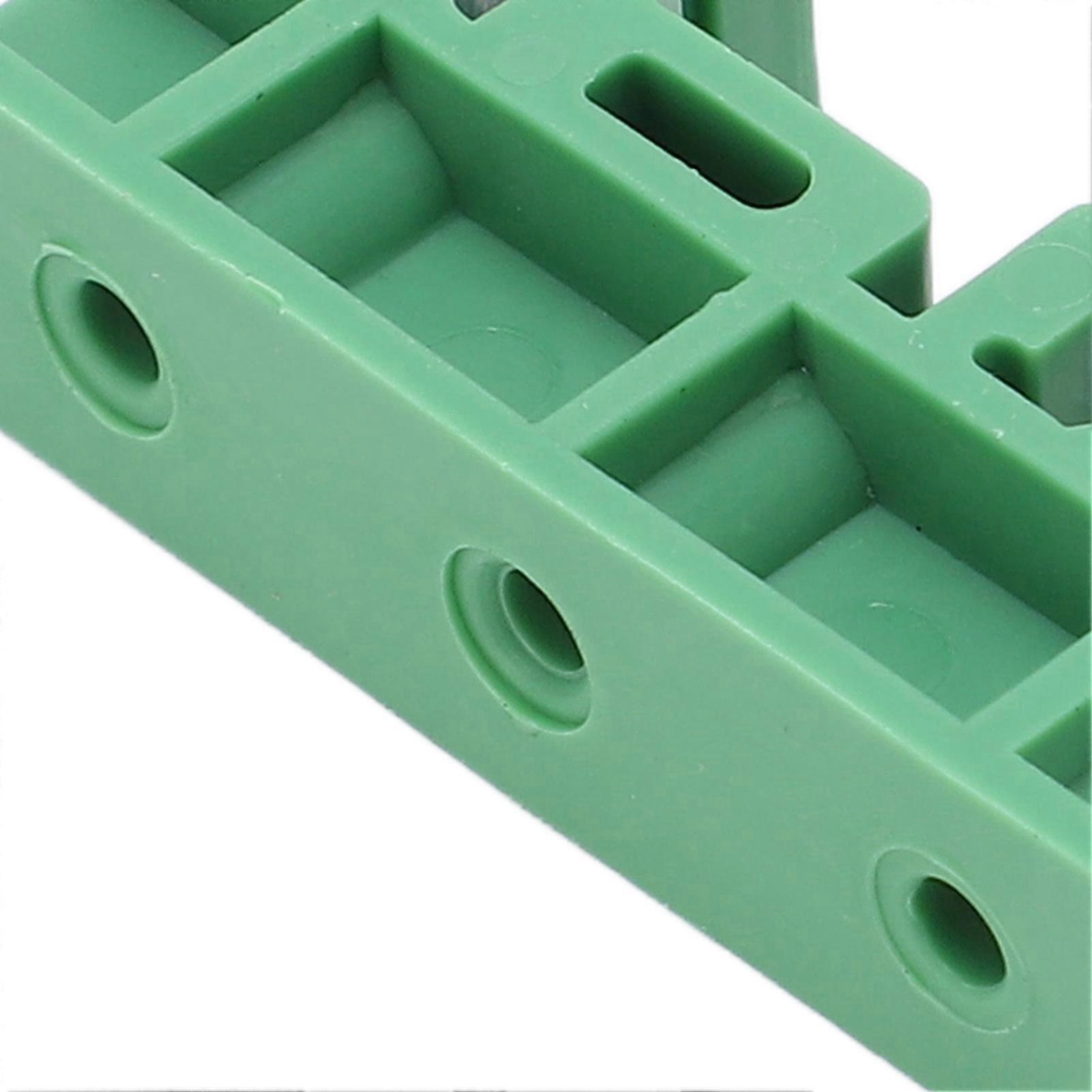 2 Sets C45 DIN Rail Circuit Board Mounting Bracket Insulated for PCB Electronic Switching Devices