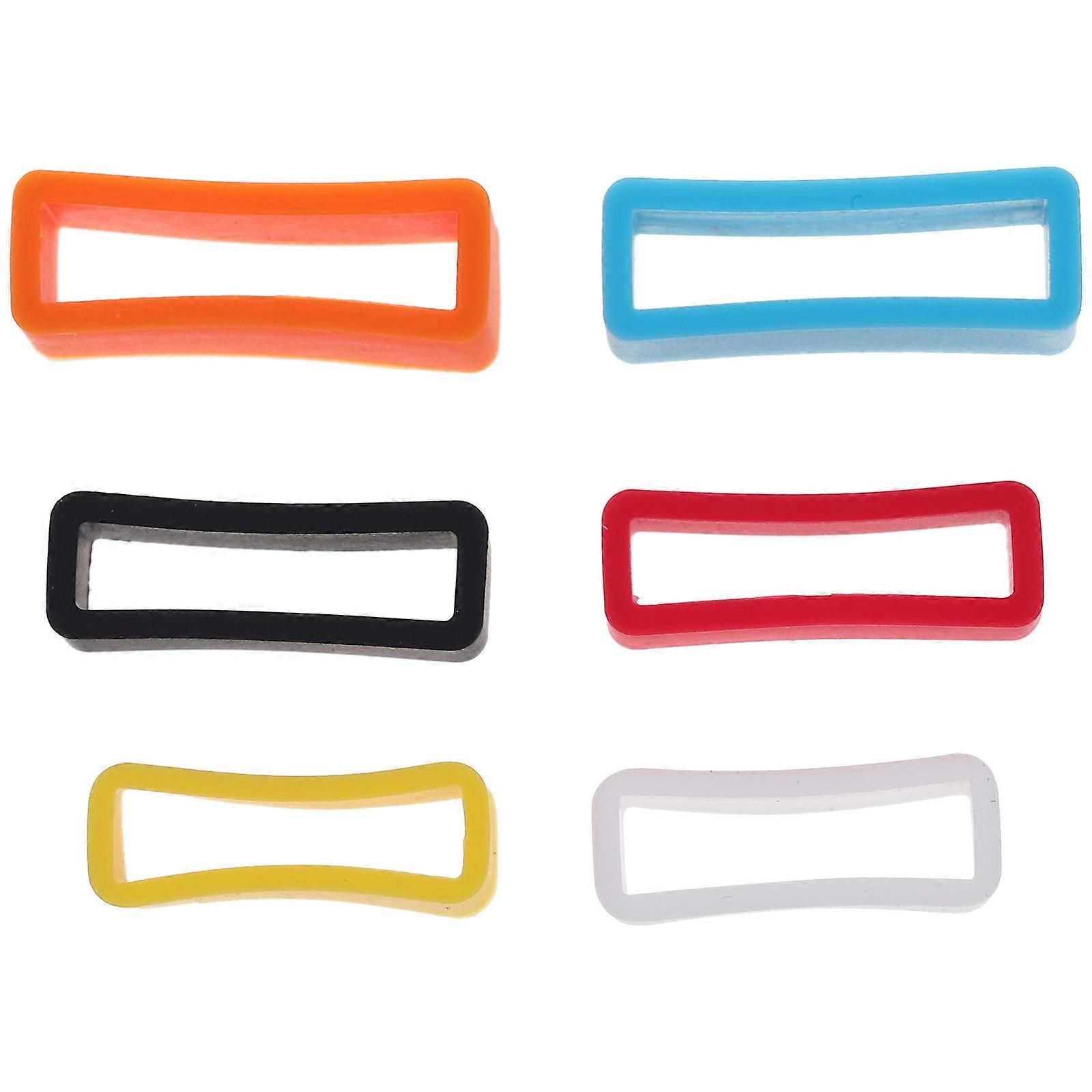 Elastic Watch Band Holder Silicone Straps for Men and Women 6Pcs