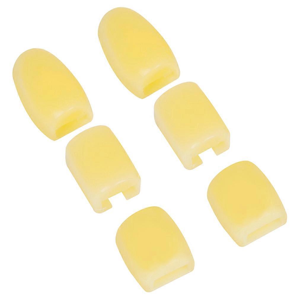 Saxophone Side Key Risers Silicone Heightening Risers for Instrument 6Pcs