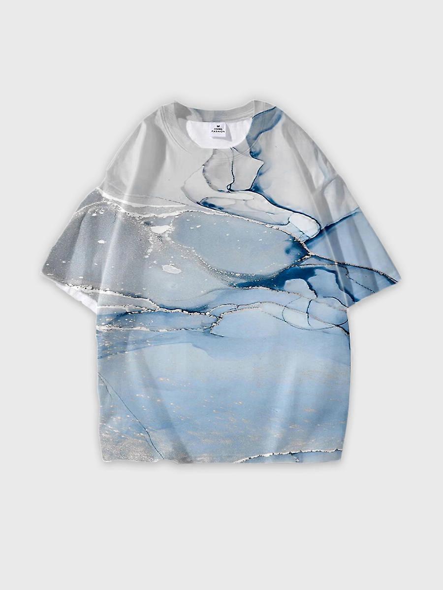 T-shirt round neck Pattern loose short sleeve JW2497