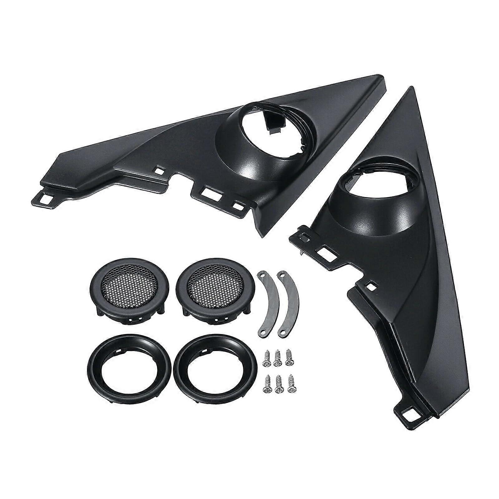 1.5 Inch Front Pillar Tweeter Covers For Honda Civic 2016-2019 Replacement Pair Tweeter Conversion Speaker Mounts