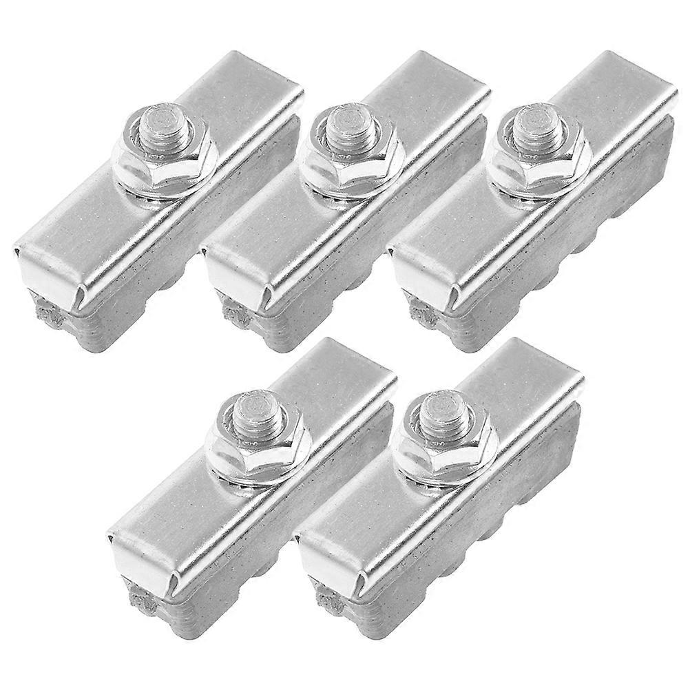 5pcs Durable Bicycle Brake Pads Replacement Set for Mountain and Road Bikes – Compatible Caliper Pads for Reliable Stopping Power and Performance