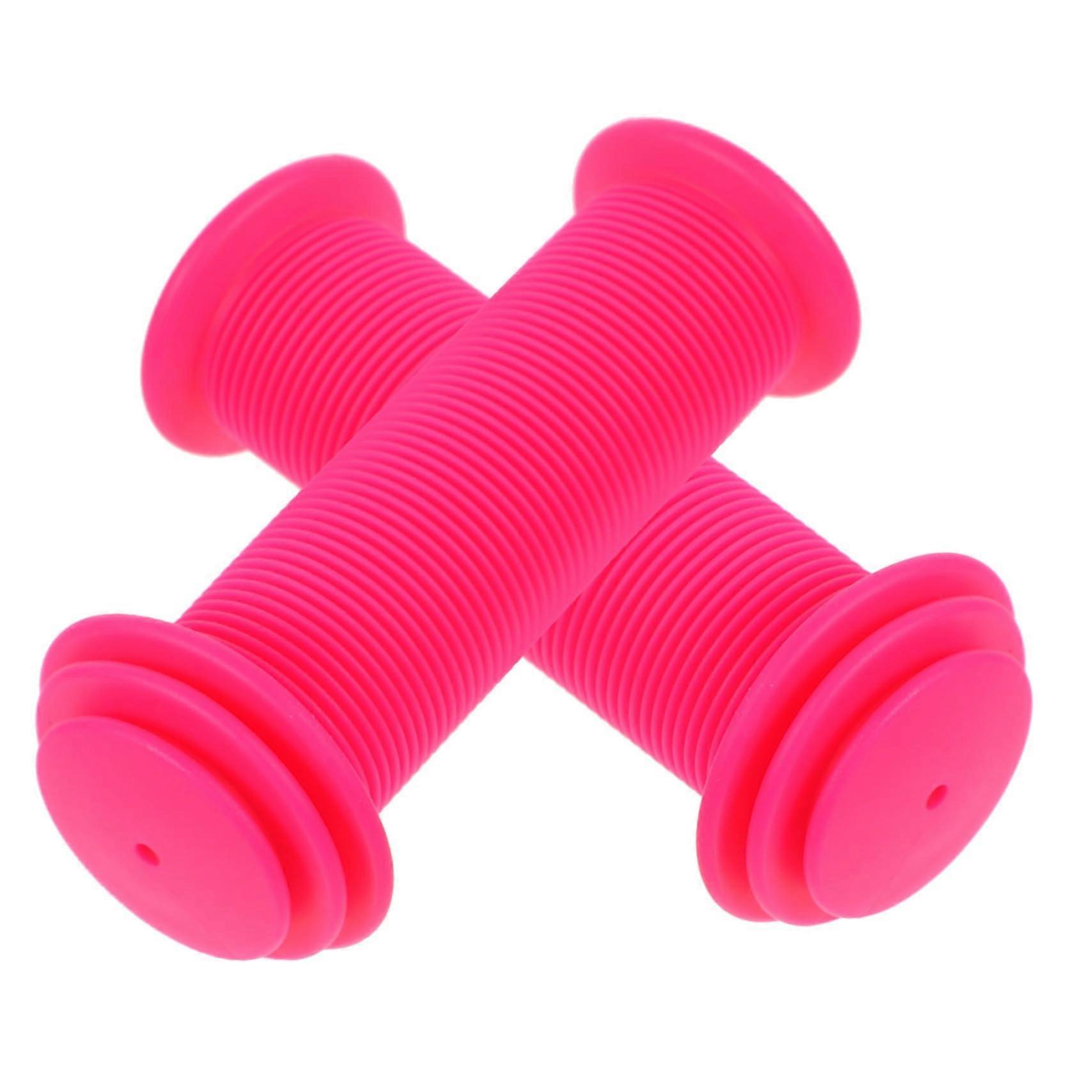 1 Pair Mountain Bike Handle Grips, Ergonomic and NonSlip, Inner Diameter for Kids' Bicycles and Scooters, Comfortable and Durable