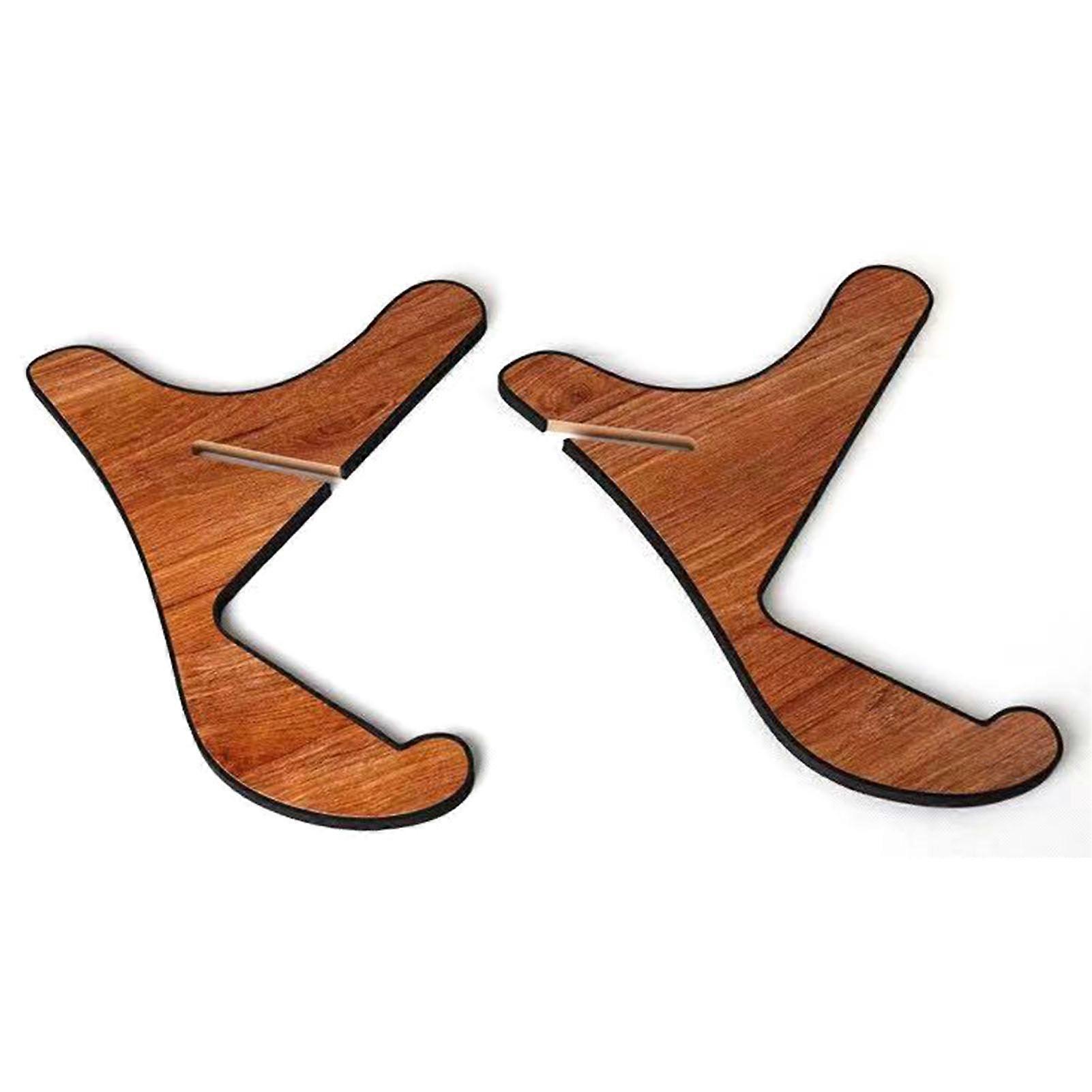 Guitar Wooden Base Wood Vertical Bracket Folding Lightweight Portable Stand Display Holder
