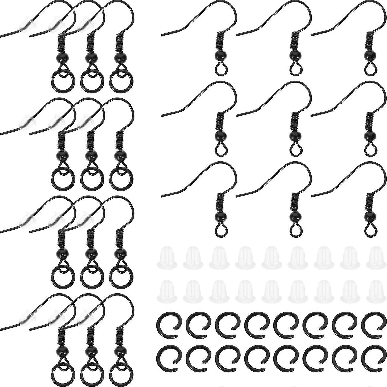 Diy Earring Making Kit Lightweight Hooks & Backs For Hoops And Dangle Earrings, Safe And Easy To Use